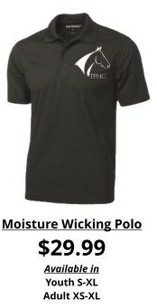 Moisture Wicking Polo $29.99 Available in Youth S-XL Adult XS-XL