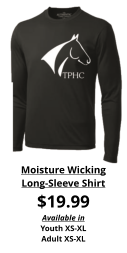 Moisture Wicking Long-Sleeve Shirt $19.99 Available in Youth XS-XL Adult XS-XL